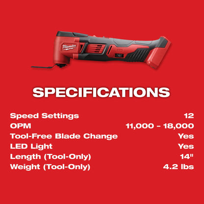 Cordless Oscillating Multi-Tool Kit - 18 V DC