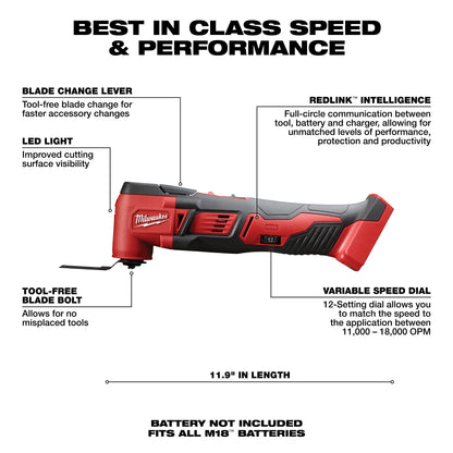 Cordless Oscillating Multi-Tool Kit - 18 V DC