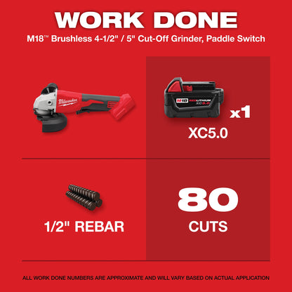 M18 - Cordless Cut-Off Grinder - Bare Tool - 18 V