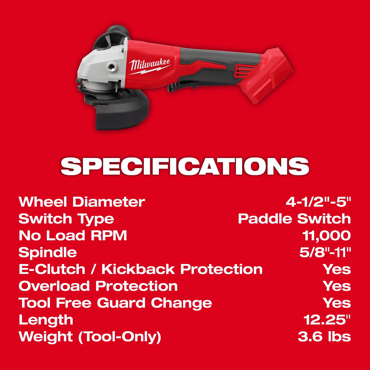 M18 - Cordless Cut-Off Grinder - Bare Tool - 18 V