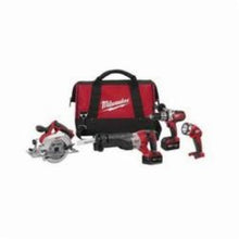 Milwaukee® M18™ 2690-24 Cordless Combination Kit, Tools: Drill Driver, Impact Driver, 18 VDC, 1.5 Ah Lithium-Ion Battery