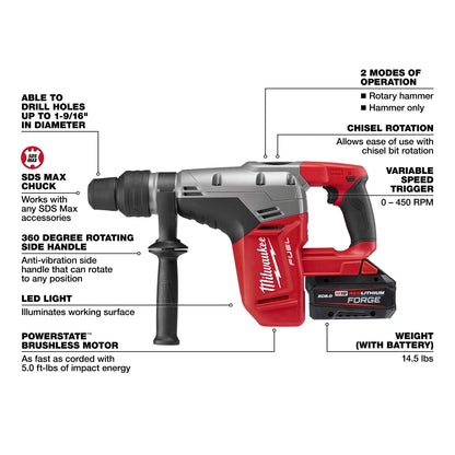 Cordless Rotary Hammer Kit - 18 V DC