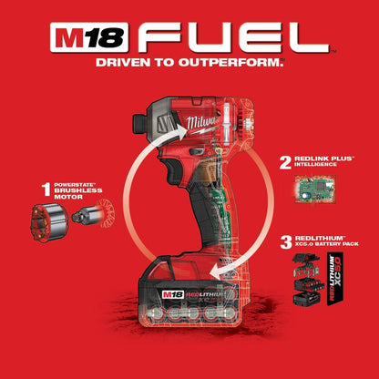 Fuel Cordless Impact Driver Kit - 18 V DC - 4000 Bpm