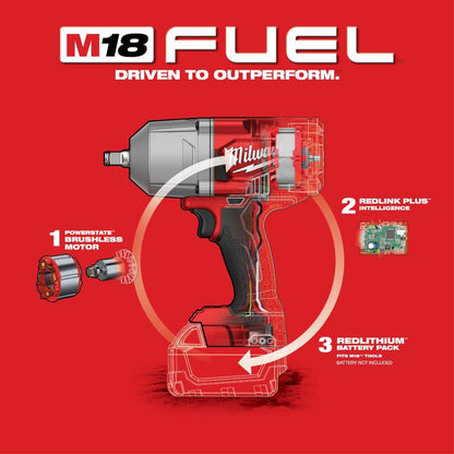 Cordless Impact Wrench with Friction Ring - Bare Tool
