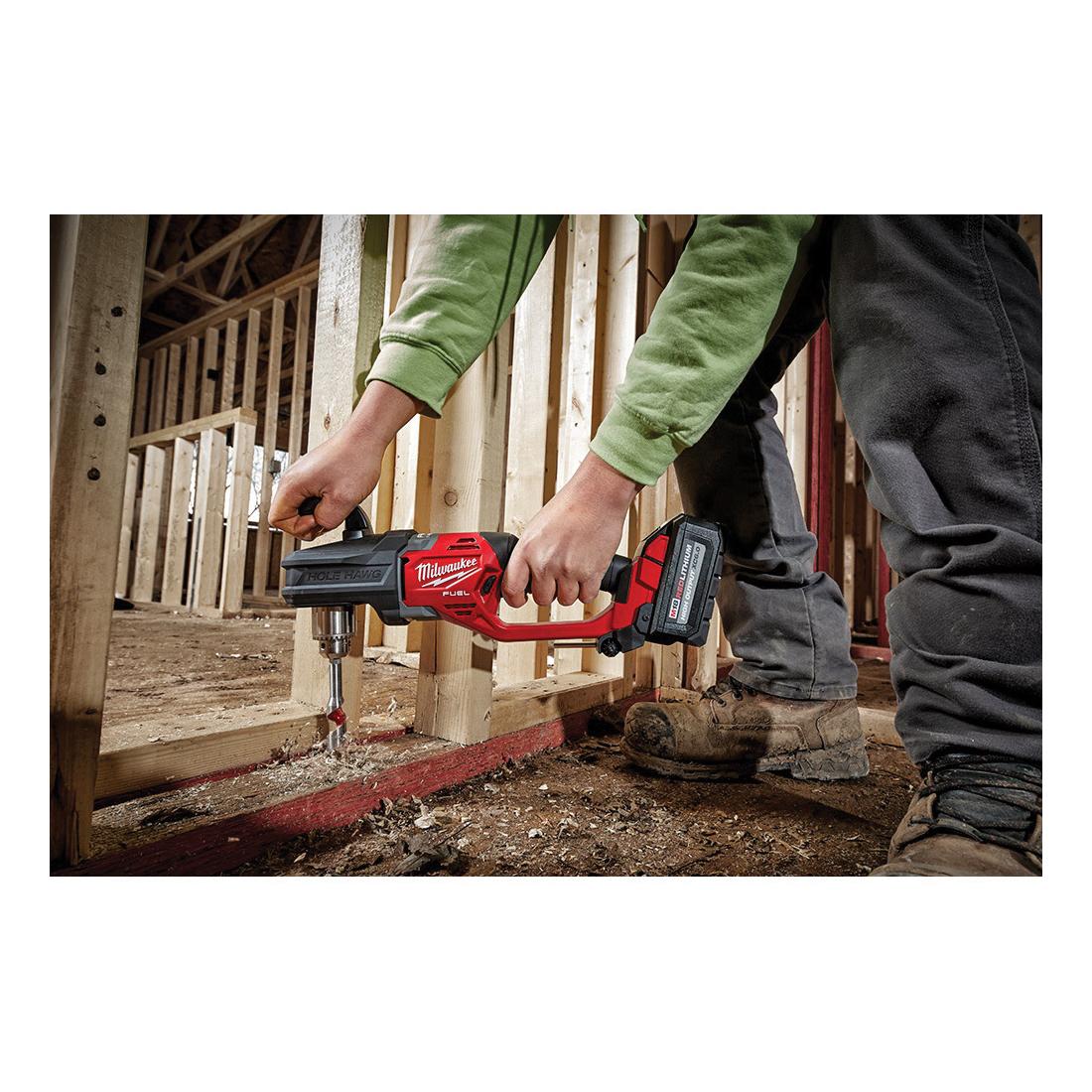 M18 Fuel Hole Hawg - Cordless Right Angle Drill Kit - 18 V