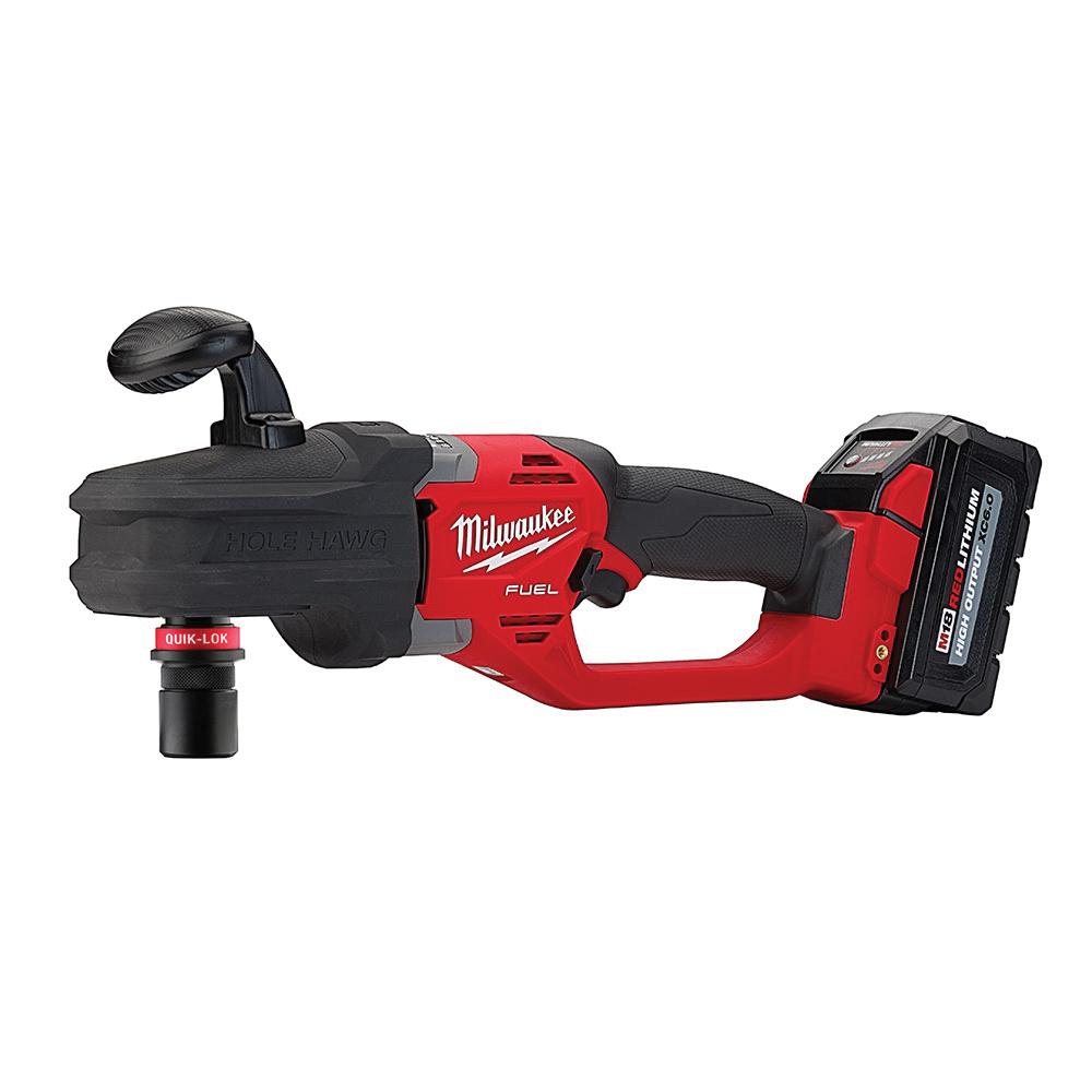 Fuel Hole Hawg Cordless Right Angle Drill Kit - 18 V