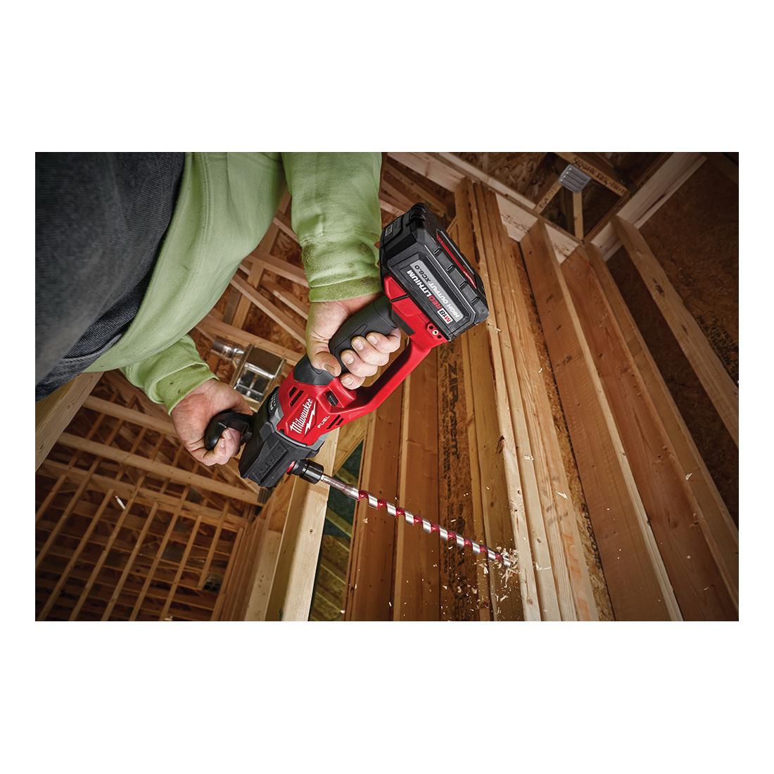 Fuel Hole Hawg Cordless Right Angle Drill Kit - 18 V
