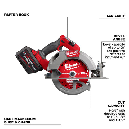 Fuel Cordless Circular Saw Kit - 18 V - Brushless