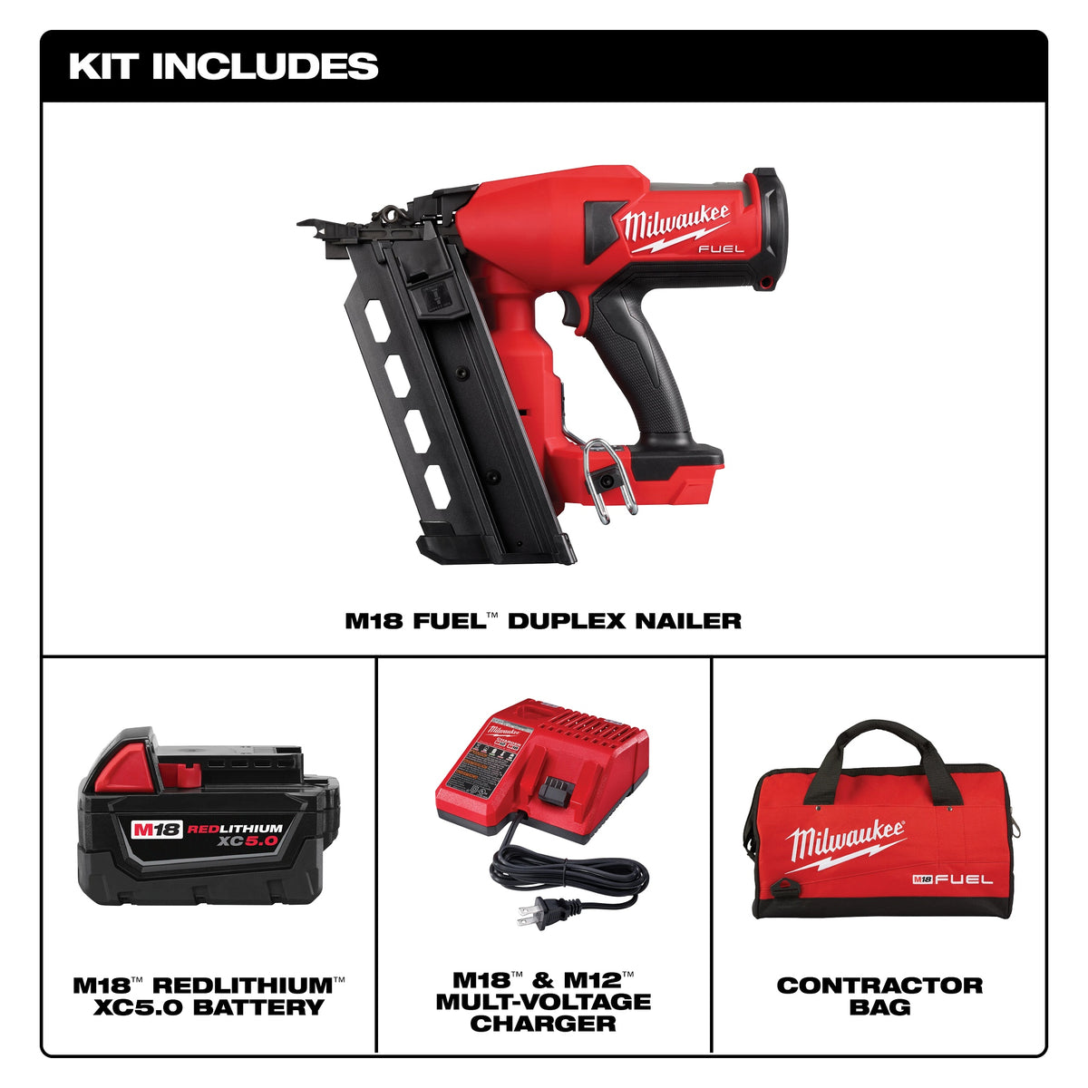 Fuel Duplex Nailer Kit - 15.1" OAL