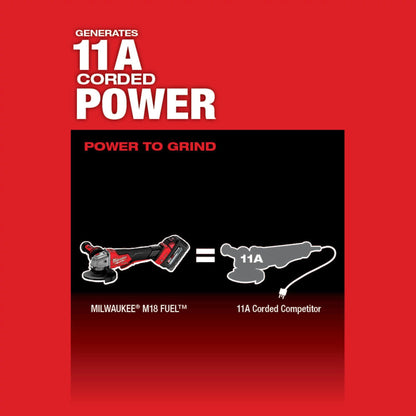Braking Grinder Kit with Paddle Switch - 18 V - Brushless