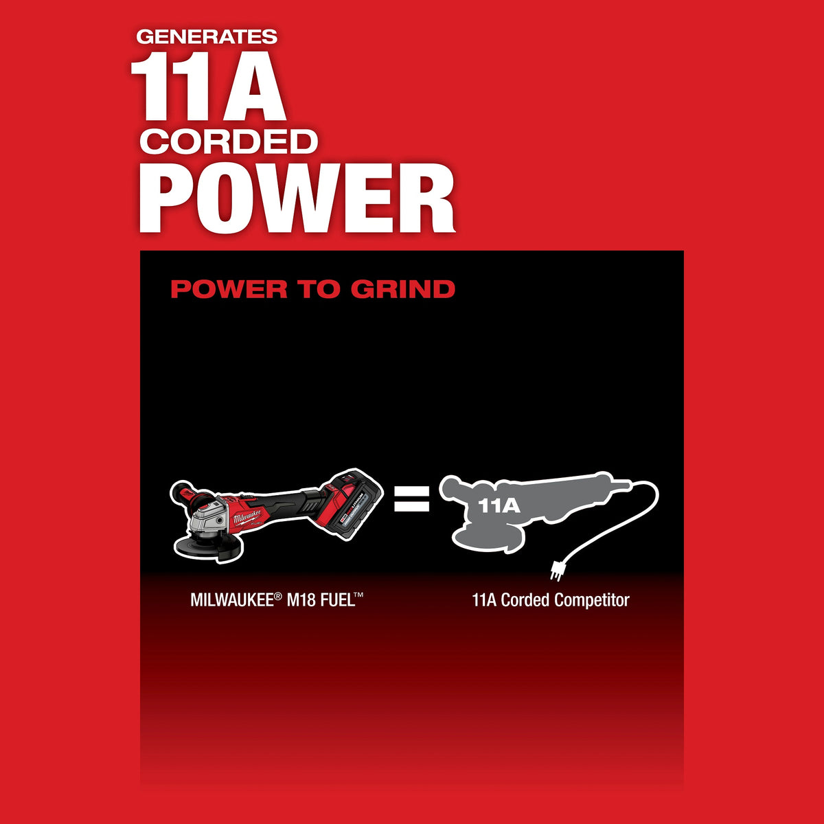 Angle Cordless Variable Speed Braking Grinder - Bare Tool