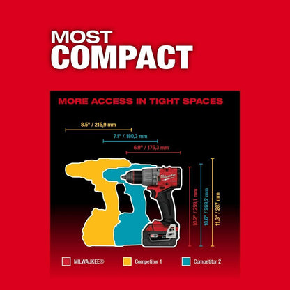 M18 - Brushless Compact Hammer Drill - Bare Tool - 18 V