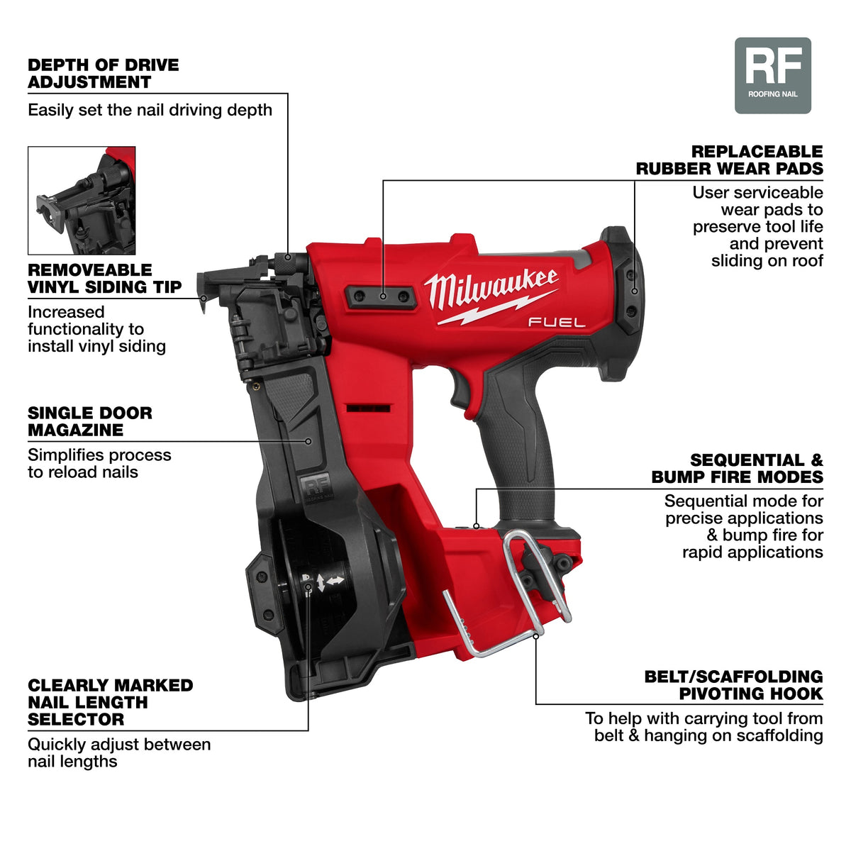 Fuel Cordless Roofing Nailer - 120 Magazine
