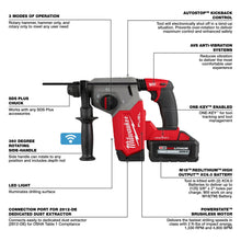 Fuel One-Key Cordless Rotary Hammer - Bare Tool - 18 V