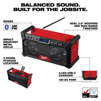M18 - Cordless Jobsite Radio - 18 V