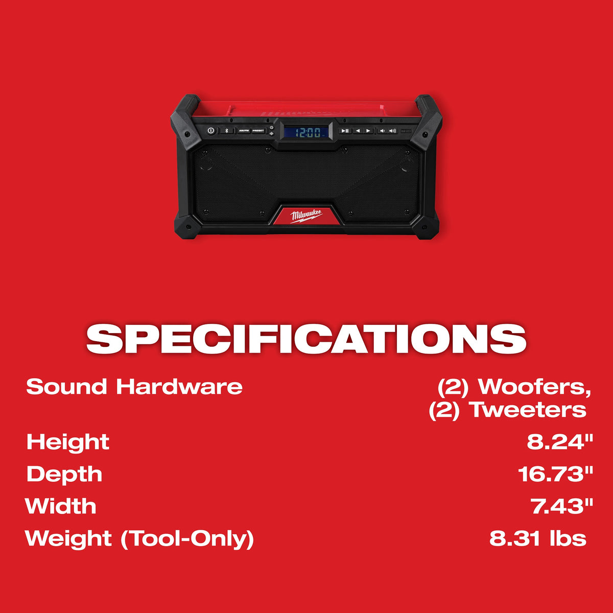 M18 - Cordless Jobsite Radio - 18 V