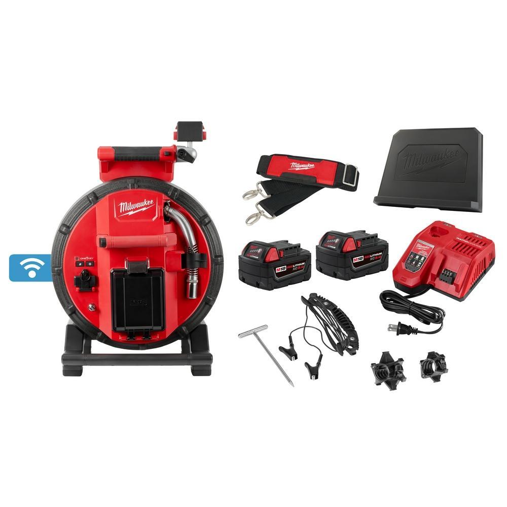 M18 - Flexible Pipeline Inspection Reel - Black/Red