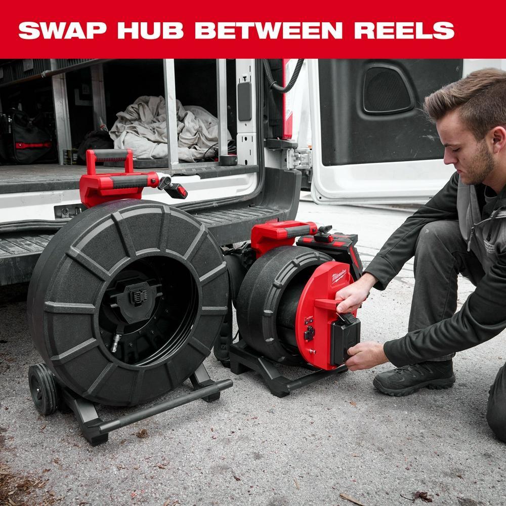 M18 - Flexible Pipeline Inspection Reel - Black/Red