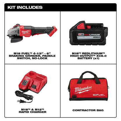 Fuel Braking Small Cordless Angle Grinder Kit - 2980-21