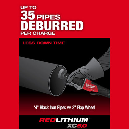 Fuel Cordless Grinder - 5 Ah Battery - Brushless