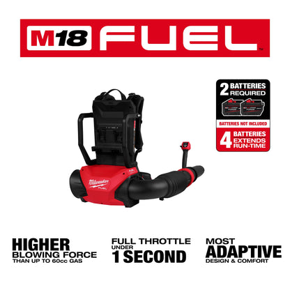 M18 Fuel - Dual Battery Backpack Blower - Bare Tool