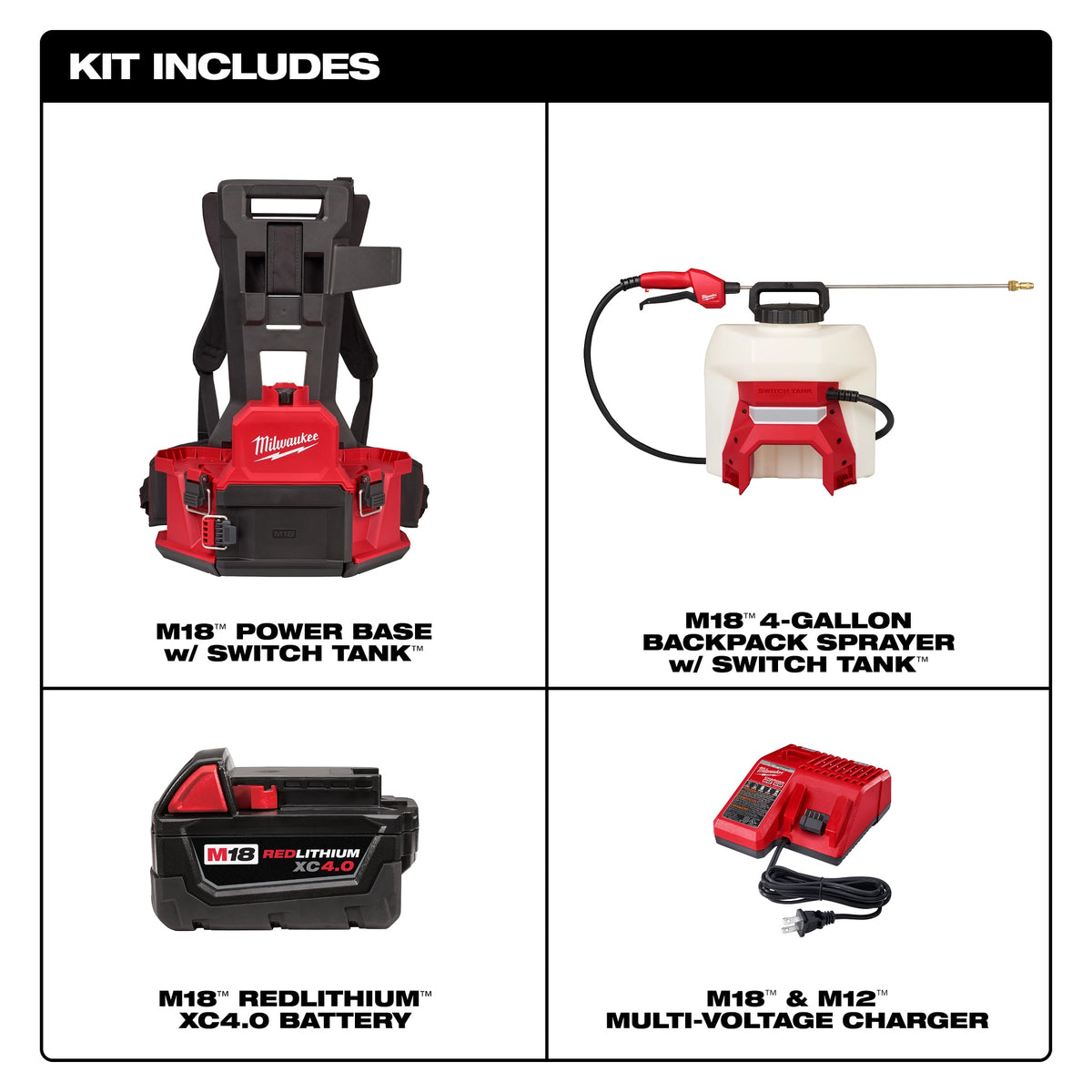 Backpack Sprayer - 4 gal Tank - 140 PSI Pressure