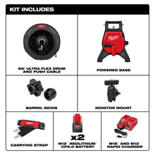 Milwaukee® 3318-22A 3318 M12 Camera Kit, 16 mm, 1080 pixel Resolution, 12 V, Li-Ion Battery