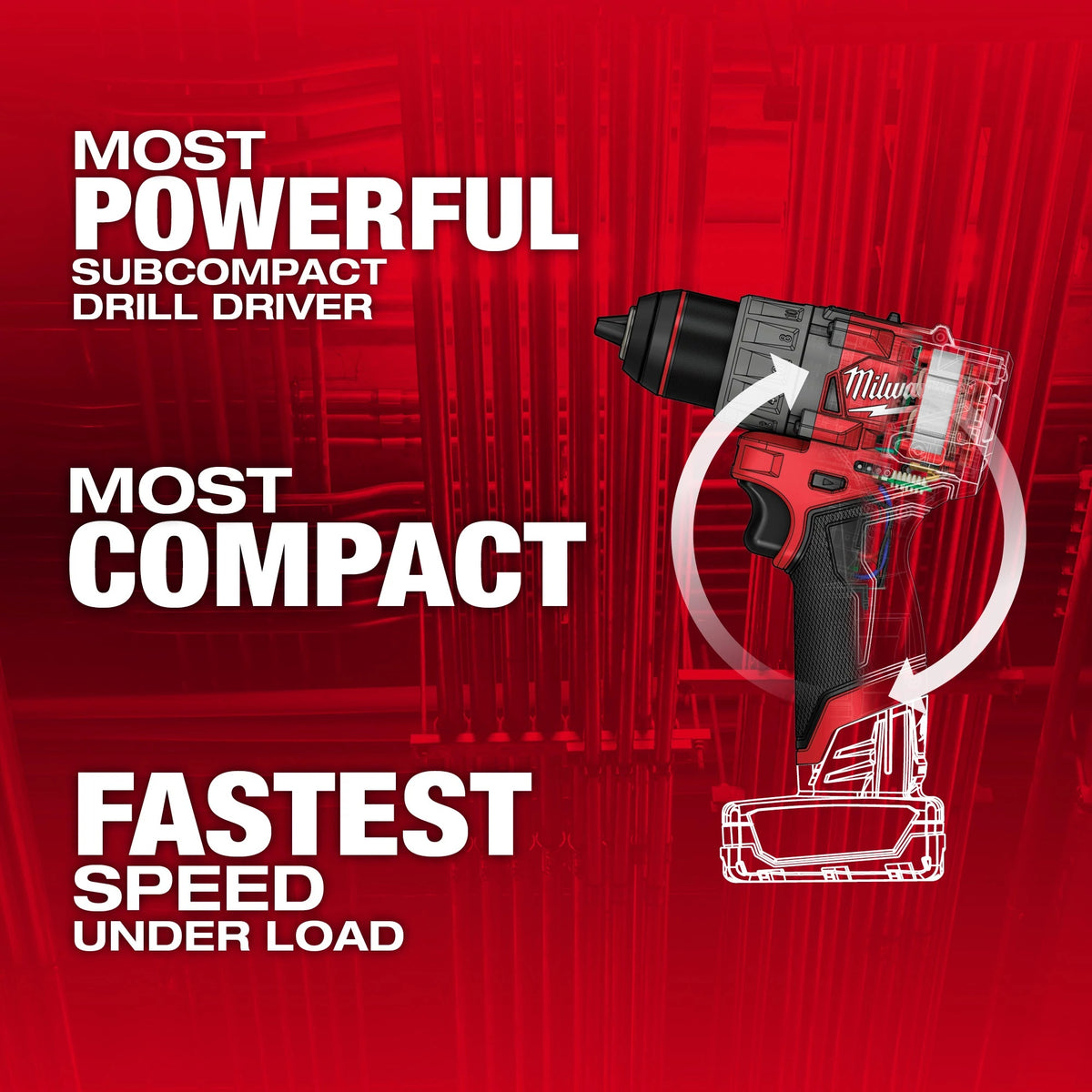 Drill - 1/2" Chuck - Bare Tool