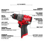 M12 - Compact Hammer Drill - 5.9" - Bare Tool