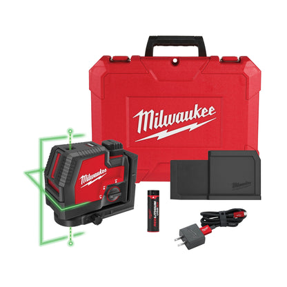 Cross Line and Plumb Points Laser Kit - 100 ft Measuring