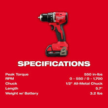 Compact Brushless Drill Driver Tool - 18 V