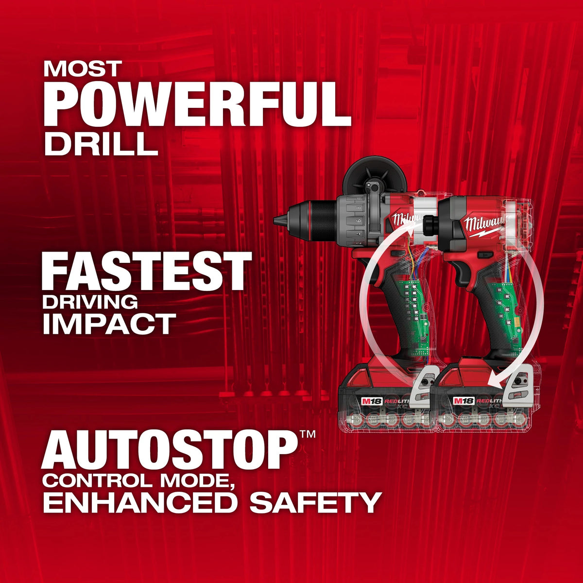 M18 Fuel - Cordless 7 Tool Combo Kit - 18 V