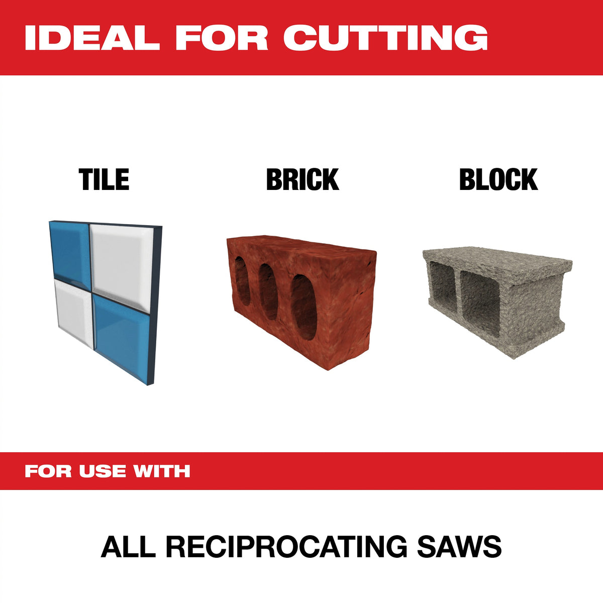 Performance Straight Back Reciprocating - Saw Blade
