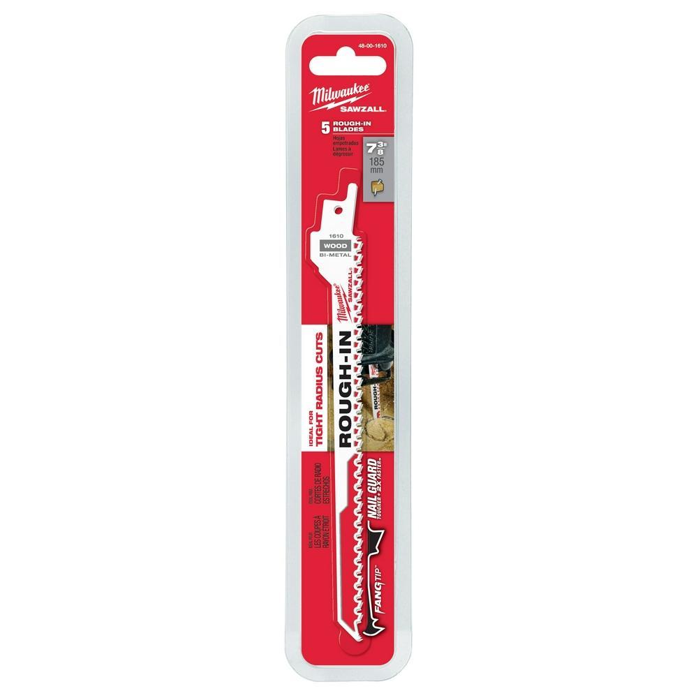 Rough-in Tapered Back Reciprocating Saw Blade - Bi-Metal