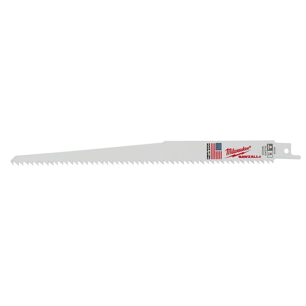 Fleam Ground Tapered Back Reciprocating Saw Blade - Bi-Metal