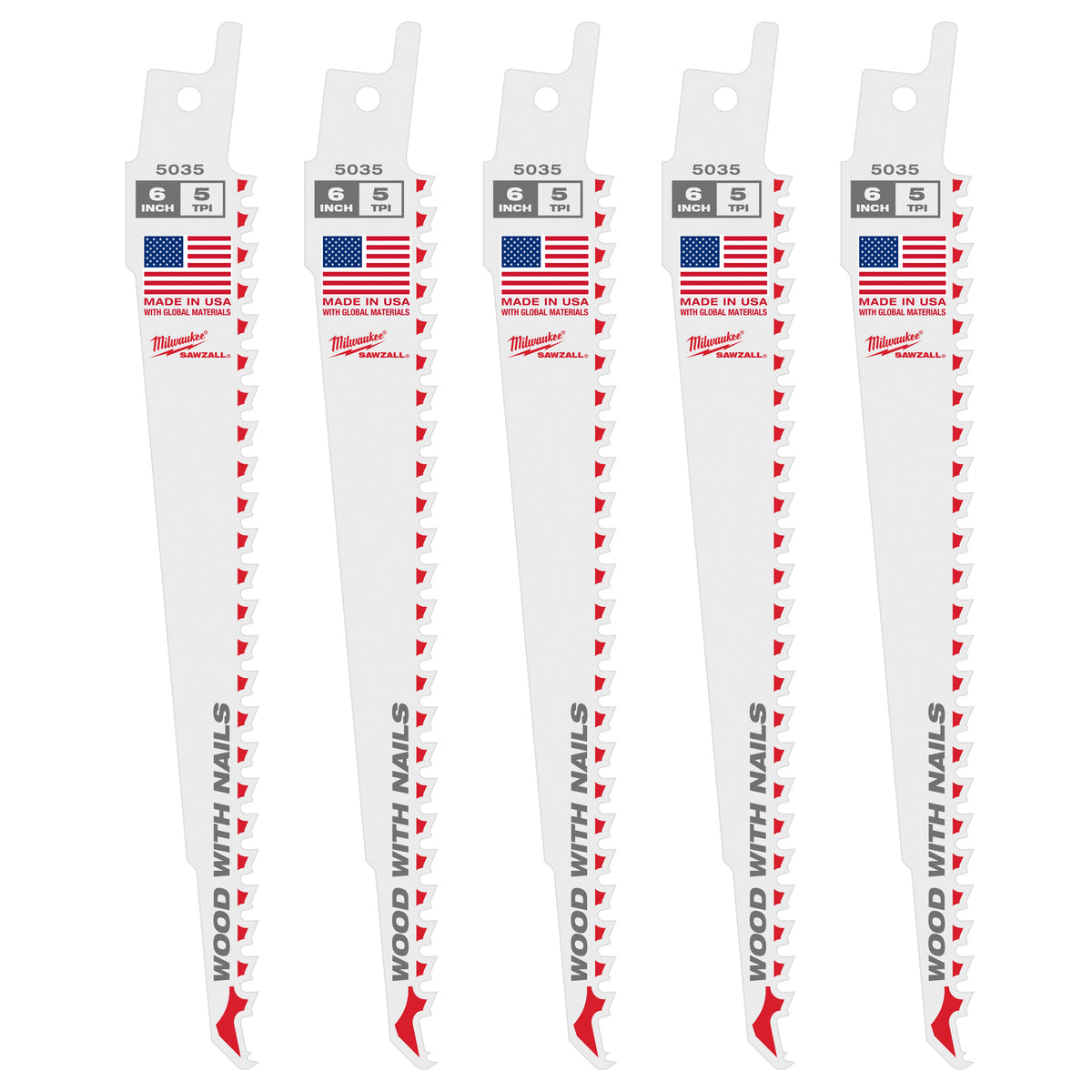 Sawzall - Performance Tapered Back Reciprocating Saw Blade