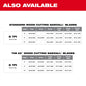 Demolition Tapered Back Reciprocating Saw Blade - White