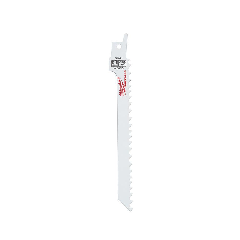 Tapered Back Reciprocating Saw Blade - 4/16 TPI - Bi-Metal