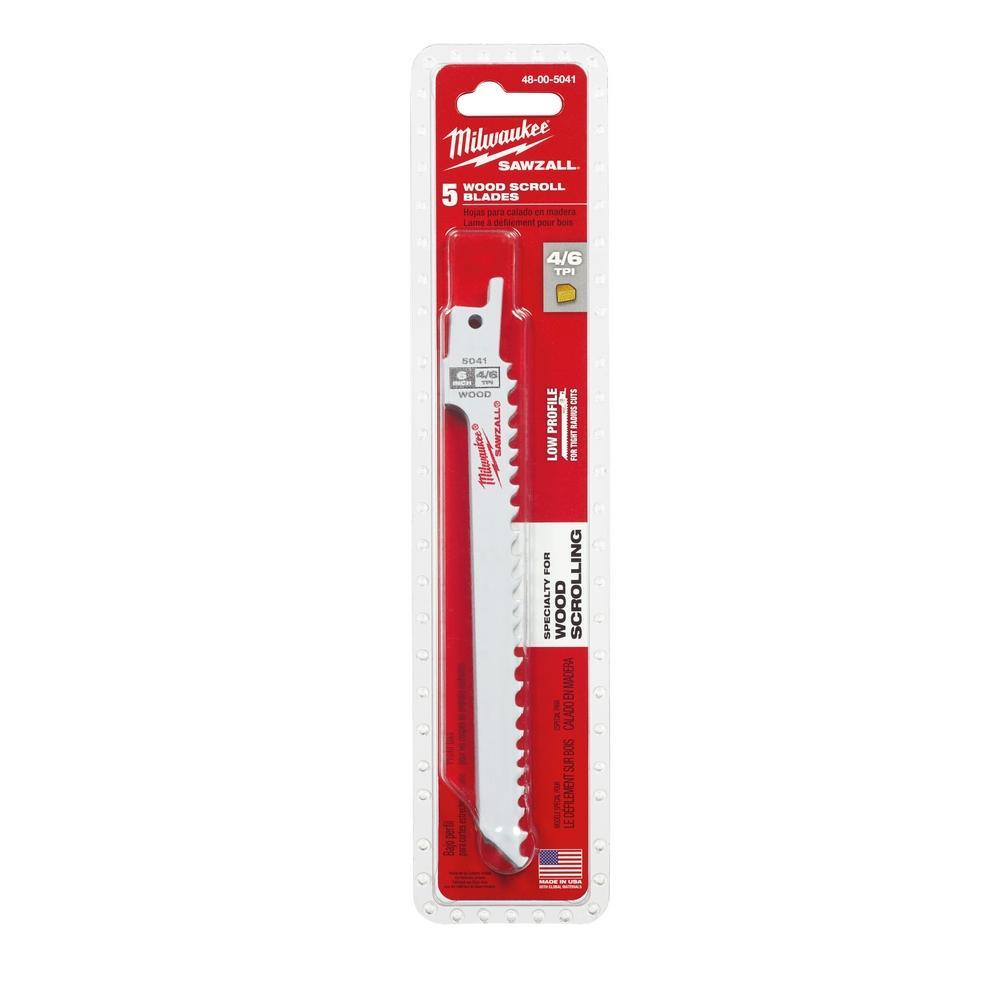 Tapered Back Reciprocating Saw Blade - 4/16 TPI - Bi-Metal