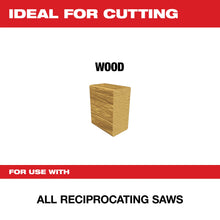 Scroll Back Thin Kerf Reciprocating Saw Blade - 10 TPI