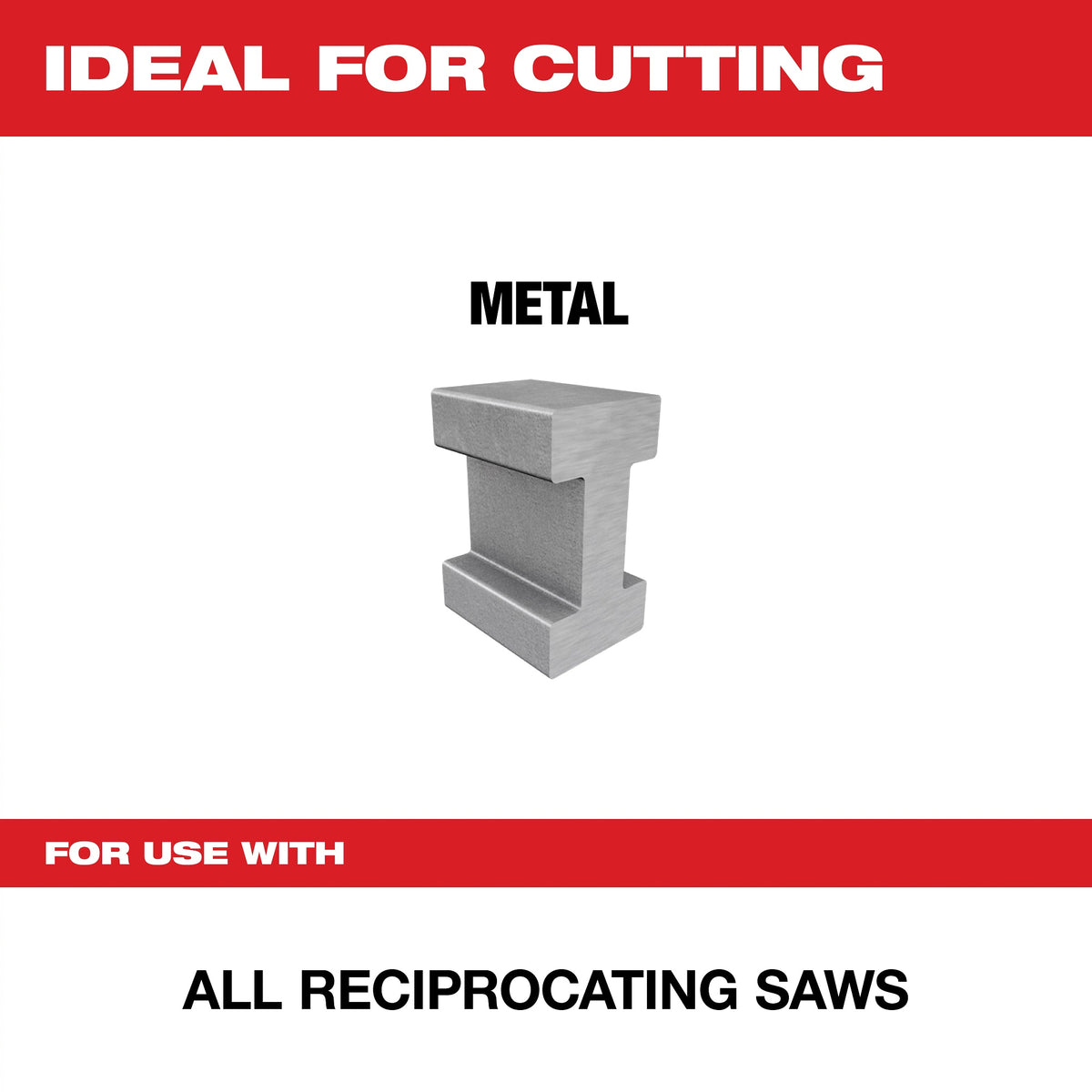 Scroll Back Thin Kerf Reciprocating Saw Blade - 24 TPI