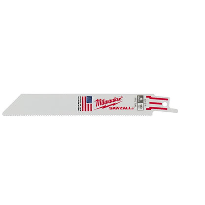 Back Thin Kerf Reciprocating Saw Blade - 18 TPI - 3/4"