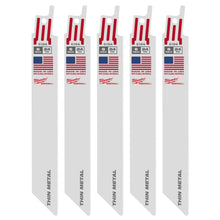 Back Thin Kerf Reciprocating Saw Blade - 6" - Bi-Metal