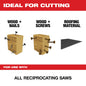 Reciprocating Saw Blade, 6 in L x 1 in W, 5 TPI