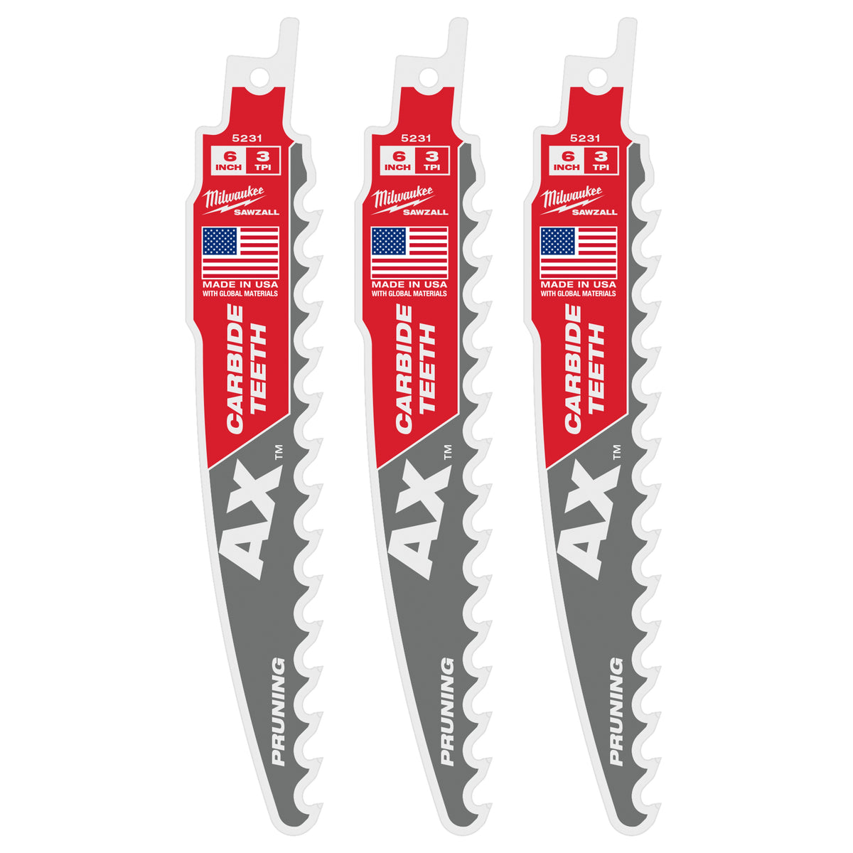 Ax - 18-Teeth Multi-Purpose Reciprocating Saw Blade - TPI