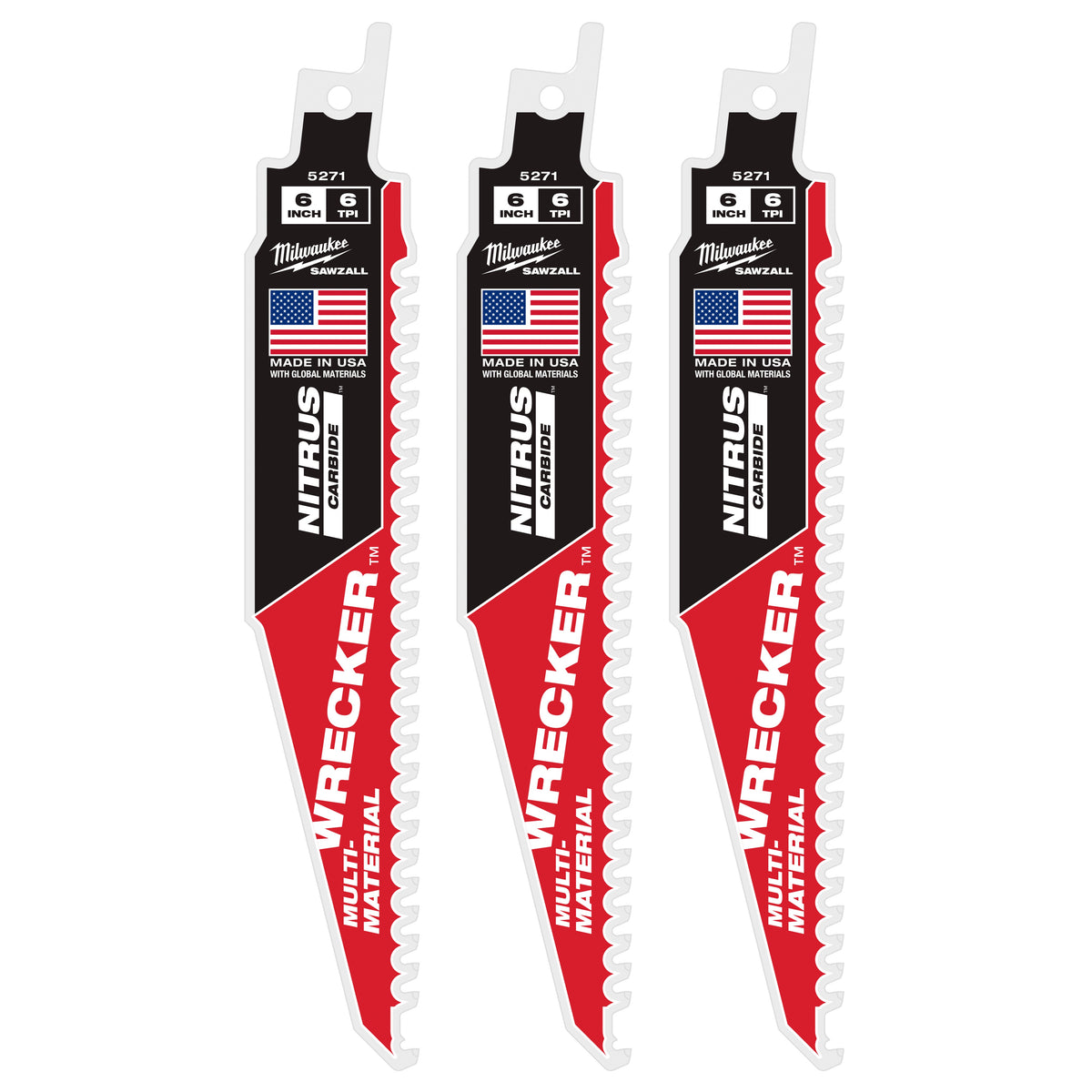 Sawzall - 27-Teeth Multi Material Cutting Blade - Carbide