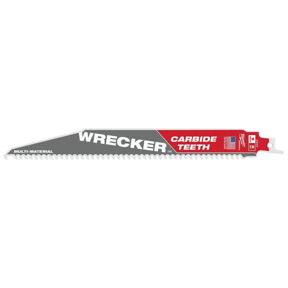 Wrecker - Multi-Purpose Reciprocating Saw Blade - 9" - 6 TPI