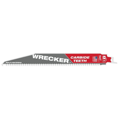 Wrecker - Multi-Purpose Reciprocating Saw Blade - 9" - 6 TPI