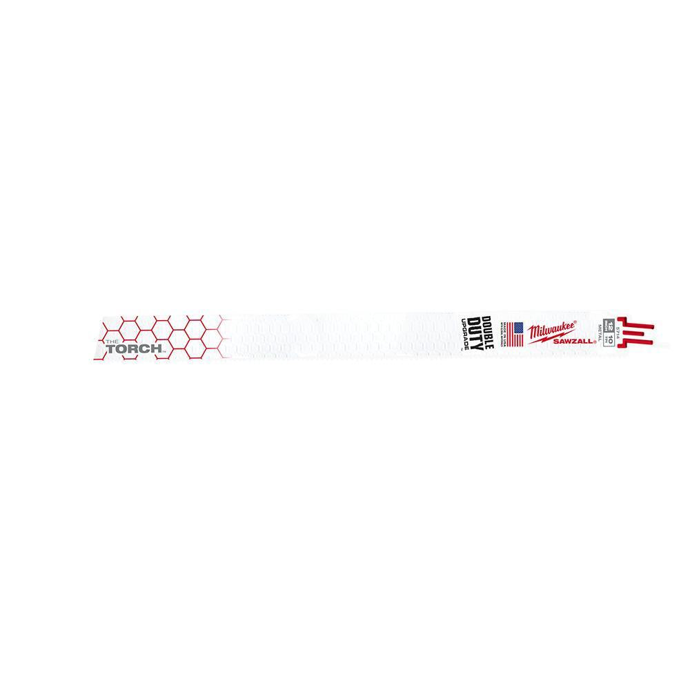 Double Duty Straight Back Reciprocating Saw Blade, 24 TPI