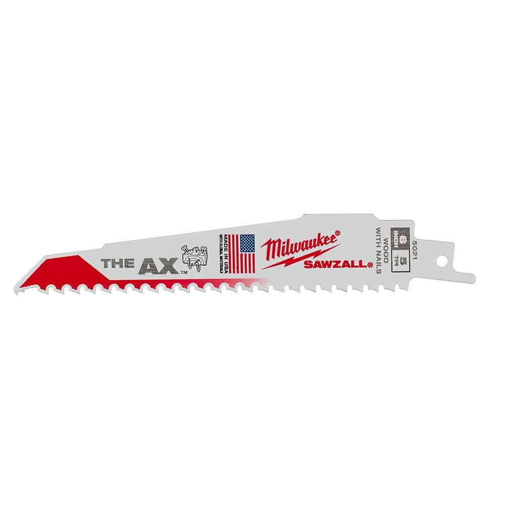 Demolition Tapered Back Reciprocating Saw Blade - White